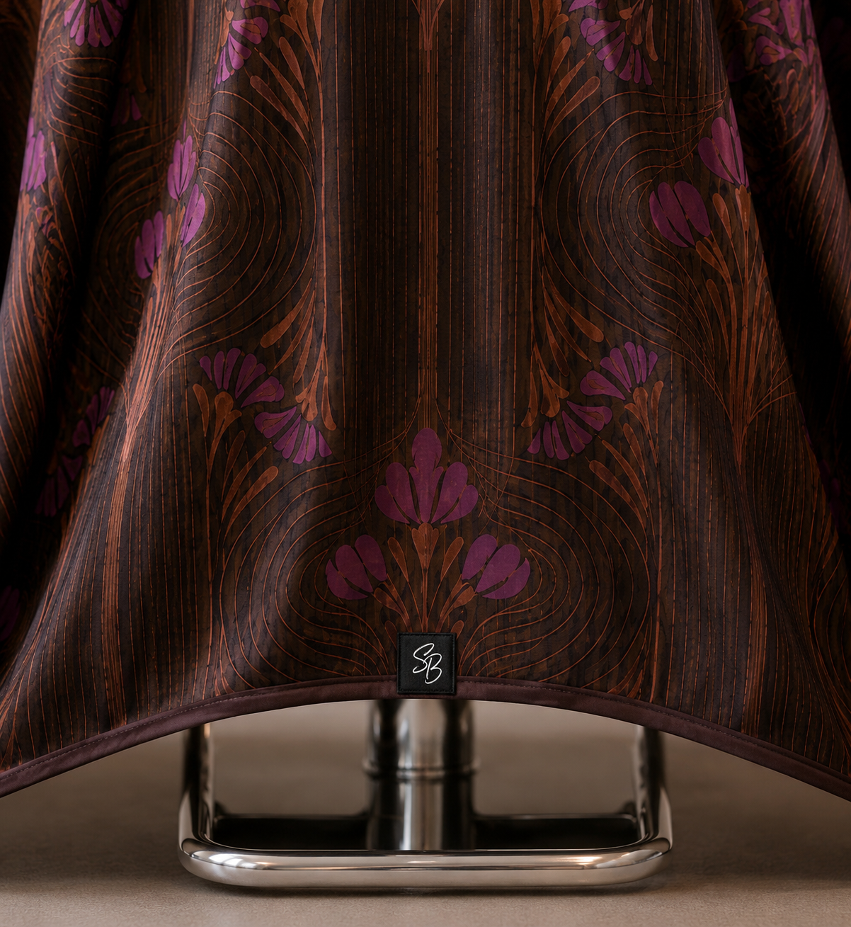 Détail du tissu d'une cape Studio Bohem